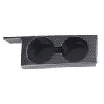 For BMW 5 Series E39/528i/530i/M5 Left-hand Drive Car Central Control Cup Holder, Black, Carbon Grain, Rosewood Color, Black With groove, Carbon Grain With Groove, Rosewood Color With Groove