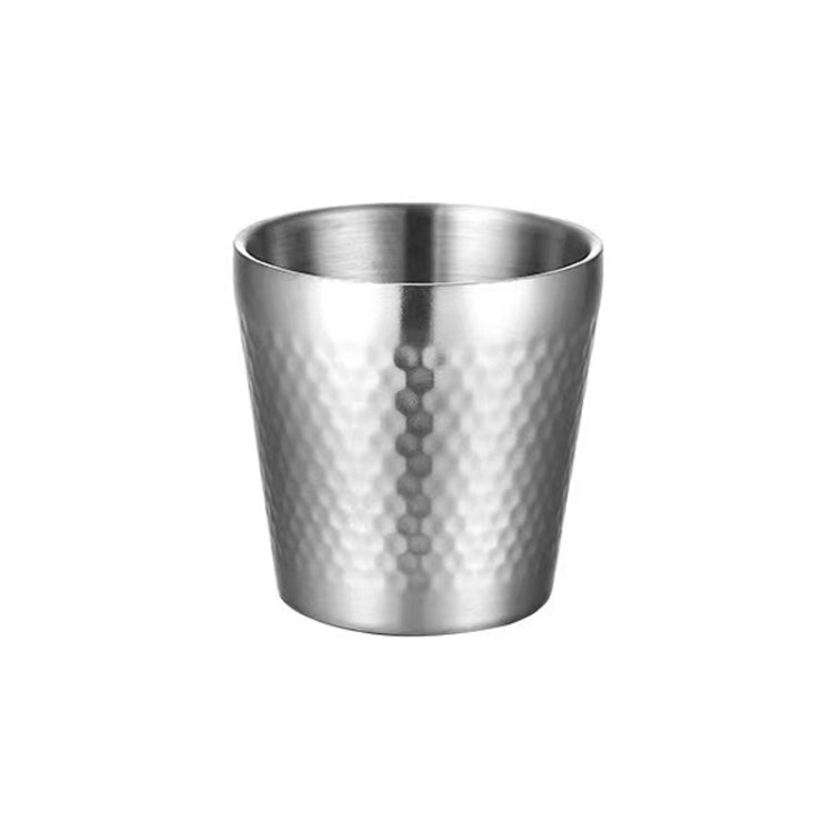 Tasse marteau en acier inoxydable 304, tasses à thé épaissies à double paroi pour restaurant, 175 ml, 260 ml, 300 ml, 350 ml, 450 ml