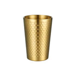 Tasse marteau en acier inoxydable 304, tasses à thé épaissies à double paroi pour restaurant, 175 ml, 260 ml, 300 ml, 350 ml, 450 ml
