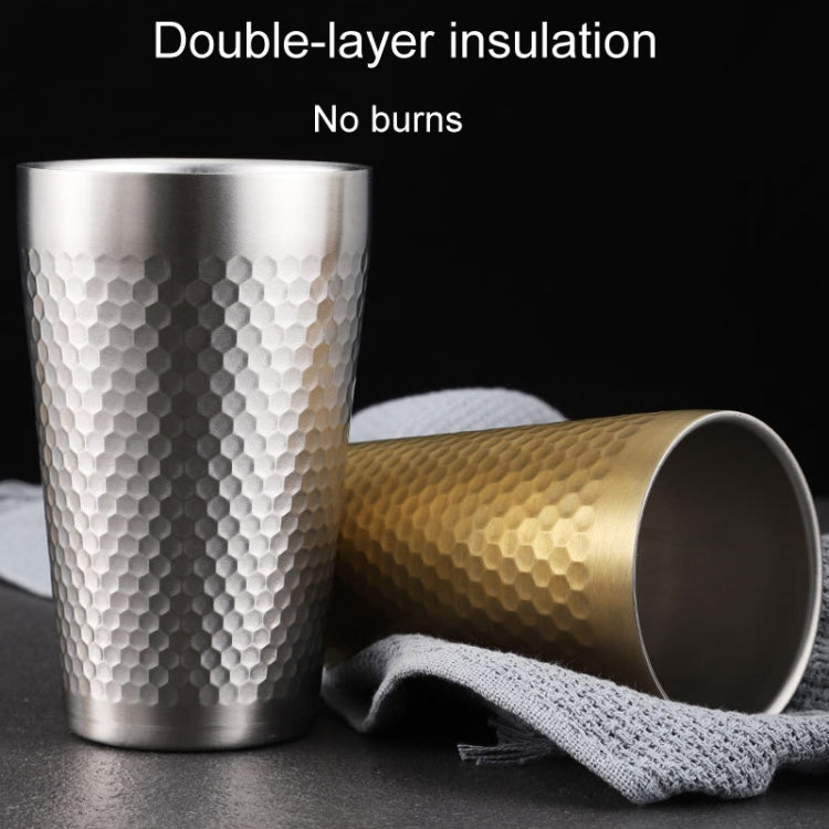 Tasse marteau en acier inoxydable 304, tasses à thé épaissies à double paroi pour restaurant, 175 ml, 260 ml, 300 ml, 350 ml, 450 ml