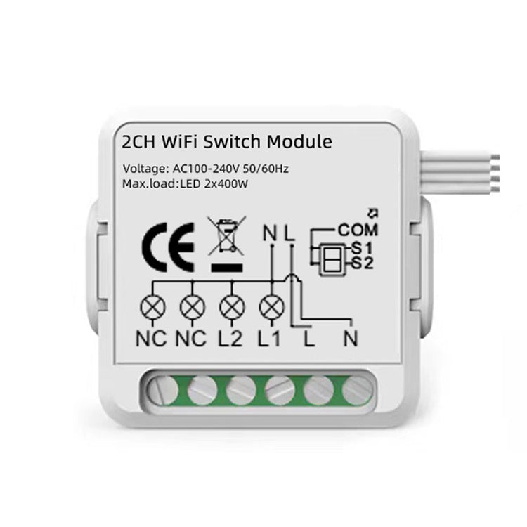 Module d'interrupteur intelligent pour Alexa / Google Home / application Tuya Smart Life, 1CH WiFi, 2CH WiFi, 3CH WiFi, 4CH WiFi, 1CH Zigbee, 2CH Zigbee, 3CH Zigbee, 4CH Zigbee