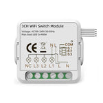 Module d'interrupteur intelligent pour Alexa / Google Home / application Tuya Smart Life, 1CH WiFi, 2CH WiFi, 3CH WiFi, 4CH WiFi, 1CH Zigbee, 2CH Zigbee, 3CH Zigbee, 4CH Zigbee
