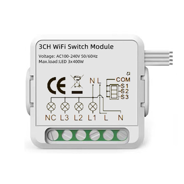 Module d'interrupteur intelligent pour Alexa / Google Home / application Tuya Smart Life, 1CH WiFi, 2CH WiFi, 3CH WiFi, 4CH WiFi, 1CH Zigbee, 2CH Zigbee, 3CH Zigbee, 4CH Zigbee
