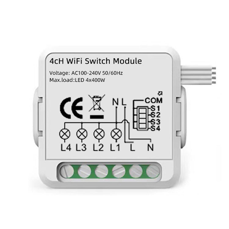 Module d'interrupteur intelligent pour Alexa / Google Home / application Tuya Smart Life, 1CH WiFi, 2CH WiFi, 3CH WiFi, 4CH WiFi, 1CH Zigbee, 2CH Zigbee, 3CH Zigbee, 4CH Zigbee