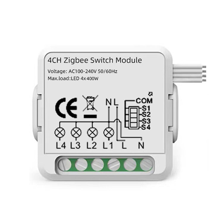 Module d'interrupteur intelligent pour Alexa / Google Home / application Tuya Smart Life, 1CH WiFi, 2CH WiFi, 3CH WiFi, 4CH WiFi, 1CH Zigbee, 2CH Zigbee, 3CH Zigbee, 4CH Zigbee