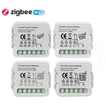 Module d'interrupteur intelligent pour Alexa / Google Home / application Tuya Smart Life, 1CH WiFi, 2CH WiFi, 3CH WiFi, 4CH WiFi, 1CH Zigbee, 2CH Zigbee, 3CH Zigbee, 4CH Zigbee
