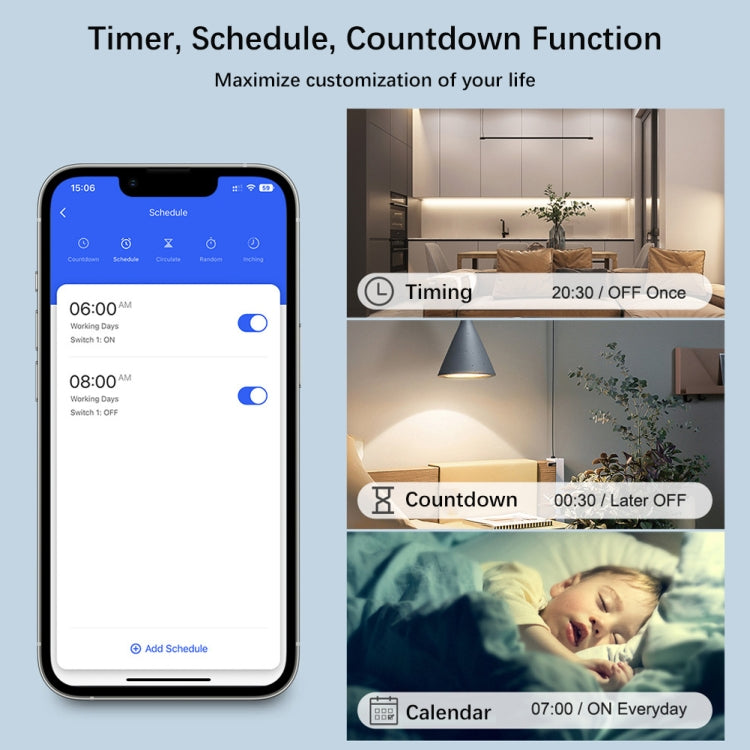 Module d'interrupteur intelligent pour Alexa / Google Home / application Tuya Smart Life, 1CH WiFi, 2CH WiFi, 3CH WiFi, 4CH WiFi, 1CH Zigbee, 2CH Zigbee, 3CH Zigbee, 4CH Zigbee