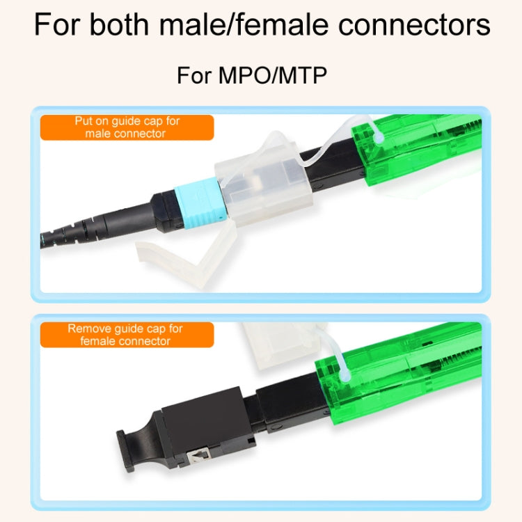 Stylo de nettoyage pour fibre optique MPO / MTP, nettoyeur de face ferrule de module optique