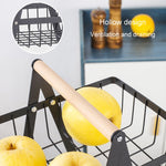 Corbeille à fruits portable à 3 niveaux, amovible, pour salon, cuisine, rangement de pain et de collations, noire, blanche, grise