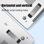 2pcs Support de Refroidissement Invisible Réhausseur pour Ordinateur Portable, Smartphone et Tablette, 110034 Gris Clair