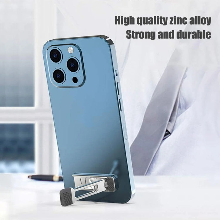 2pcs Support de Refroidissement Invisible Réhausseur pour Ordinateur Portable, Smartphone et Tablette, 110034 Gris Clair