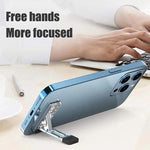 2pcs Support de Refroidissement Invisible Réhausseur pour Ordinateur Portable, Smartphone et Tablette, 110034 Gris Clair