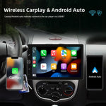 Écran vertical simple 10,4 pouces MP5 à rotation manuelle, navigation Android avec Carplay sans fil et caméra de recul