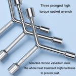 Outils multifonctions pour démontage, nettoyage et réparation de chaudière et machine à laver, tournevis trident, clé, 5 pièces/set