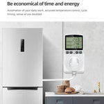 Thermostat numérique intelligent avec minuterie, contrôle de température, prise avec interrupteur, prise US