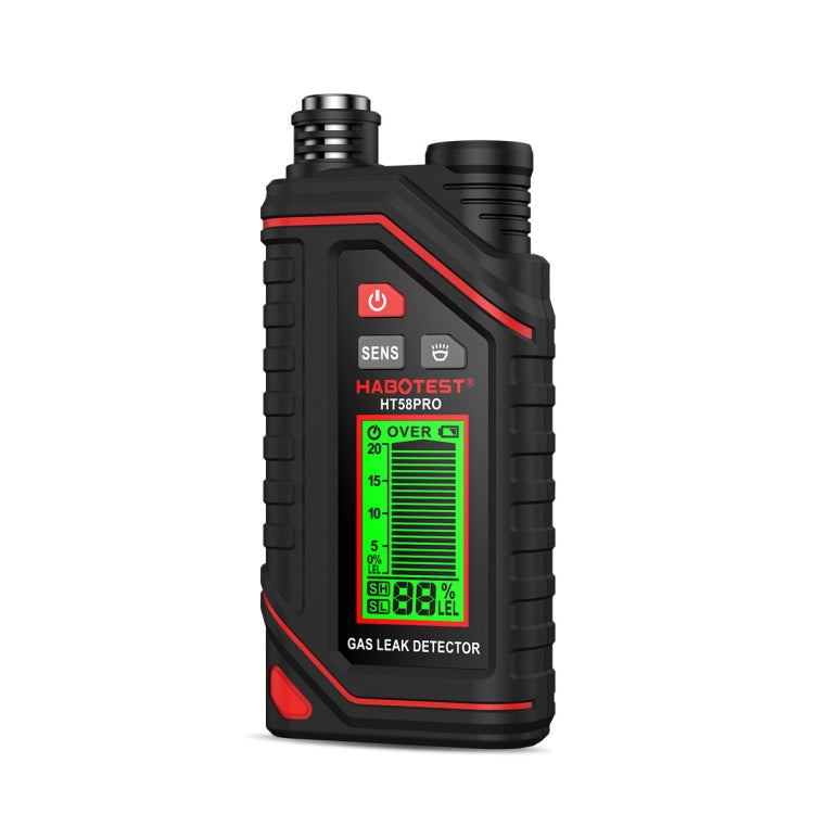 Détecteur de gaz portable rechargeable HABOTEST, HT629