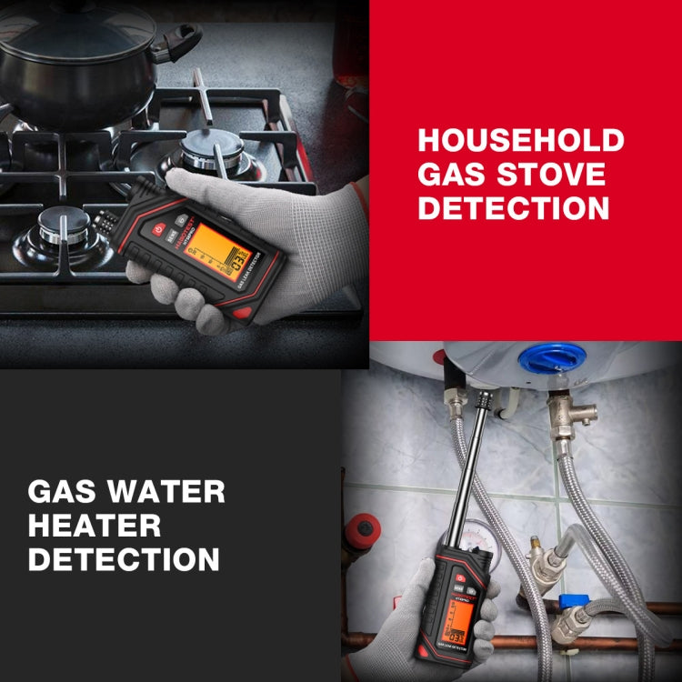Détecteur de gaz portable rechargeable HABOTEST, HT629