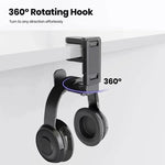 Support de casque rotatif à 360 degrés avec organiseur pour manette de jeu, TR-68
