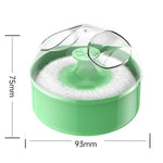 Nettoyage de salon de coiffure Lingette sèche en poudre Boîte de houppette pour bébé Talc