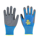 1 paire de gants en TPE motif dessin animé pour enfants, anti-rayures et anti-morsures pour hamster et perroquet, gants de jardinage de protection antidérapants et résistants à l'usure, S orange, S bleu, S jaune, M orange, M bleu, M jaune, L orange