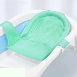 Baignoire pour bébé, support de bain en filet, tapis de douche suspendu antidérapant pour nouveau-né, 5 boucles bleu, 5 boucles rose, 5 boucles vert, type T bleu, type T rose, type T vert