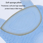 Baignoire pour bébé, support de bain en filet, tapis de douche suspendu antidérapant pour nouveau-né, 5 boucles bleu, 5 boucles rose, 5 boucles vert, type T bleu, type T rose, type T vert