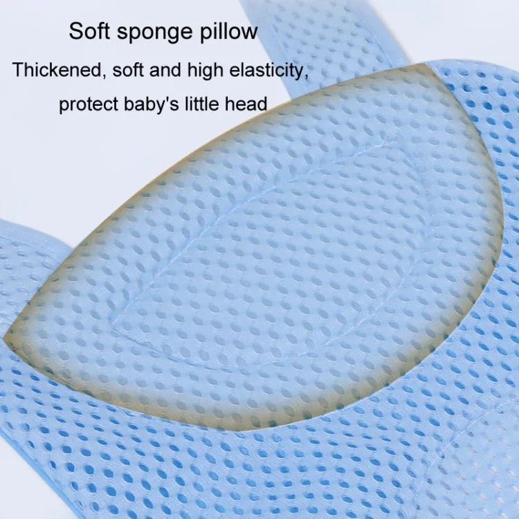 Baignoire pour bébé, support de bain en filet, tapis de douche suspendu antidérapant pour nouveau-né, 5 boucles bleu, 5 boucles rose, 5 boucles vert, type T bleu, type T rose, type T vert