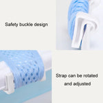 Baignoire pour bébé, support de bain en filet, tapis de douche suspendu antidérapant pour nouveau-né, 5 boucles bleu, 5 boucles rose, 5 boucles vert, type T bleu, type T rose, type T vert