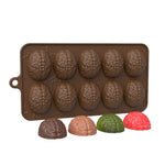 Moule à Chocolat Cerveau Halloween 10 Grilles Moule à Gâteau Cerveau Fait Maison DIY Bonbons Moules Souples, Cerveau 10 Grilles