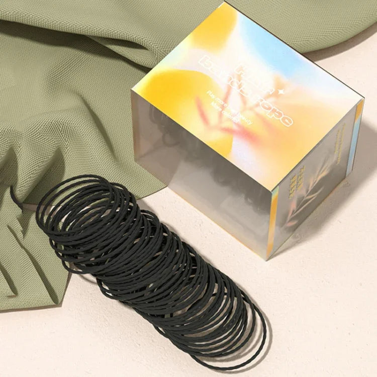 Allsmile 50 pièces/boîte Élastiques Cheveux Cercle Bandeau Filles Attache Cheveux Coiffe