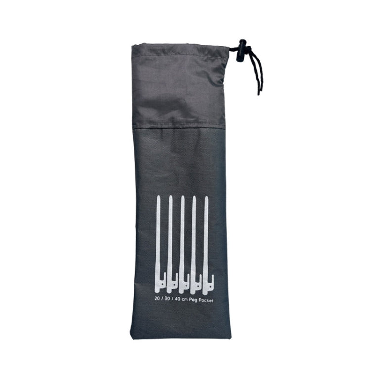 Sac de rangement pour piquets de tente, accessoires de camping en plein air, sac de rangement portable à main, S 20cm, M 30cm, L 40cm