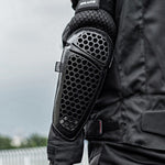 SULAITE Cycling Honeycomb Breathable Heat Dissipation Motorcycle Adjustable Protective Gear, 2pcs /Set Knee Pads, 2pcs /Set Elbow Pads, 4pcs /Set Knee Elbow Pads