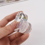 Lot de 2 moules en résine époxy pour porte-cartes de visite, moule de support de photos, semi-circulaire 003, fleur 004, cœur 001, hexagonal 002, nuages 005, arc-en-ciel 006