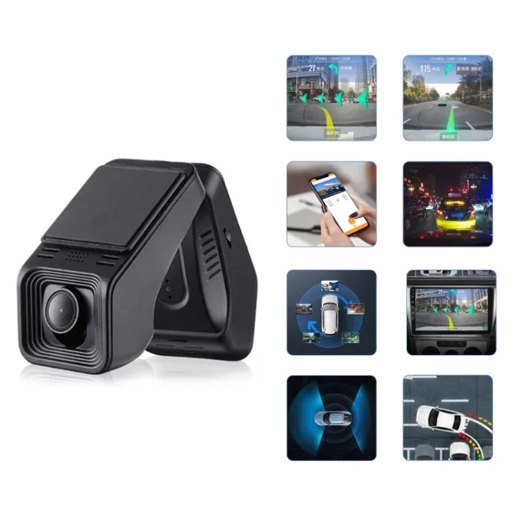 Enregistreur de conduite Android ADAS HD Vision nocturne 1080P USB, objectif simple, double objectif, version WIFI objectif simple