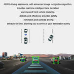 Enregistreur de conduite Android ADAS HD Vision nocturne 1080P USB, objectif simple, double objectif, version WIFI objectif simple
