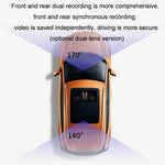 Enregistreur de conduite Android ADAS HD Vision nocturne 1080P USB, objectif simple, double objectif, version WIFI objectif simple