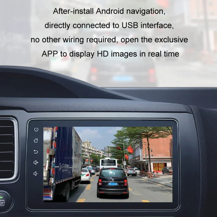 Enregistreur de conduite Android ADAS HD Vision nocturne 1080P USB, objectif simple, double objectif, version WIFI objectif simple