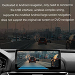 Enregistreur de conduite Android ADAS HD Vision nocturne 1080P USB, objectif simple, double objectif, version WIFI objectif simple