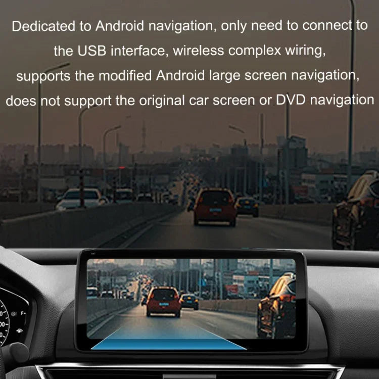 Enregistreur de conduite Android ADAS HD Vision nocturne 1080P USB, objectif simple, double objectif, version WIFI objectif simple