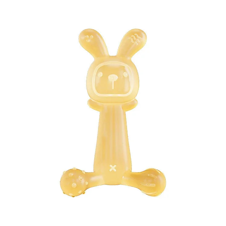 Anneau de dentition Bébé Lapin, sans BPA, en silicone de qualité alimentaire, bâtonnet de dentition pour nourrissons anti-mordillements, Nano Couleur, Rose, Transparent, Avec boîte Nano Couleur, Avec boîte Rose, Avec boîte Transparent