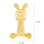 Anneau de dentition Bébé Lapin, sans BPA, en silicone de qualité alimentaire, bâtonnet de dentition pour nourrissons anti-mordillements, Nano Couleur, Rose, Transparent, Avec boîte Nano Couleur, Avec boîte Rose, Avec boîte Transparent