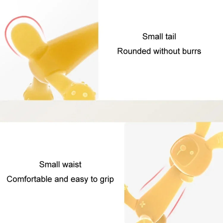 Anneau de dentition Bébé Lapin, sans BPA, en silicone de qualité alimentaire, bâtonnet de dentition pour nourrissons anti-mordillements, Nano Couleur, Rose, Transparent, Avec boîte Nano Couleur, Avec boîte Rose, Avec boîte Transparent