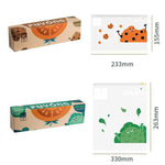 Sacs de conservation alimentaire ménagers à fermeture éclair pour réfrigérateur, Taille M 20 pièces/boîte, Taille L 15 pièces/boîte