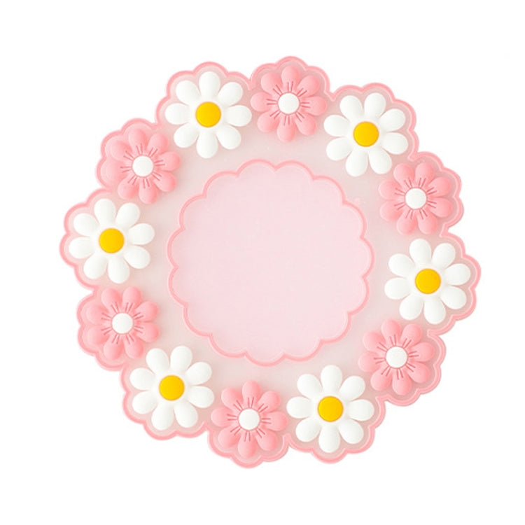 Sous-verres marguerite résistants aux hautes températures pour la maison, tapis isolant de table de cuisine, petit bleu, grand rose, grand bleu