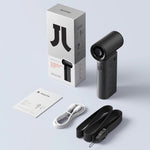 Ventilateur portable USB rechargeable haute vitesse JisuLife Life9, 3600mAh, 5000mAh