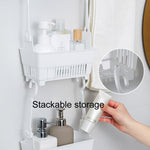 Panier de Rangement Multifonctionnel Suspendu Empilable pour Salle de Bain et Cuisine