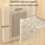 4pcs Support de Partition Sans Perforation Angle Droit Étagère Stratifiée Support de Fixation de Planche de Partition de Garde-Robe, 7x7cm, 7x15cm