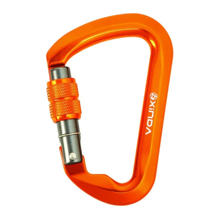 XINDA XD-8128 Mousqueton porteur pour escalade en extérieur, kit de survie, automatique-gris, automatique-noir, fileté-gris, fileté-noir, fileté-orange, fileté-bleu, fileté-vert foncé