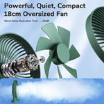 JisuLife FA19 Ventilateur de bureau mini sans fil rechargeable 4000mAh, ventilateur portable silencieux