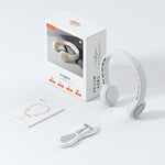 JisuLife FA31 Ventilateur mini suspendu USB rechargeable, ventilateur électrique sans pales à haute puissance de vent pour extérieur, à porter autour du cou